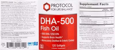 DHA-500 Fish Oil