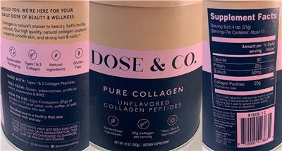 Product label image for Pure Collagen Unflavored