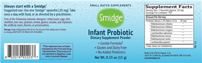 Label of Infant Probiotic