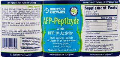 Photo of the Houston Enzymes AFP-Peptizyde with DPP IV Activity label