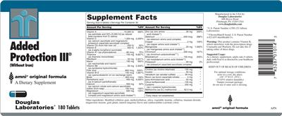 Added Protection III (Without Iron)