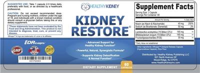 Label of Kidney Restore