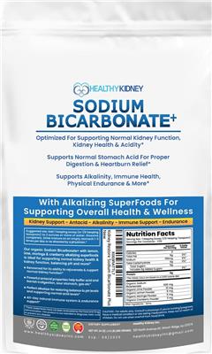 Photo of the Healthy Kidney Sodium Bicarbonate+ label