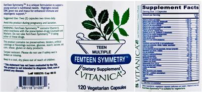 Photo of the Vitanica Femteen Symmetry label