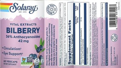 Bilberry 42 mg