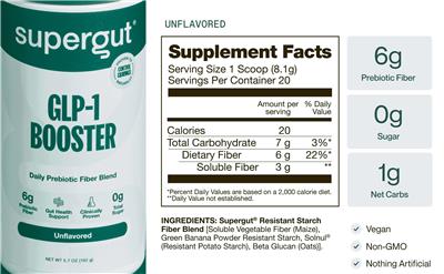 GLP-1 Booster Unflavored (Label) | Dietary Supplement Label Database (DSLD)