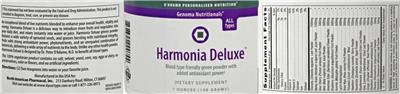 Photo of the D'Adamo Personalized Nutrition Genoma Harmonia Deluxe label