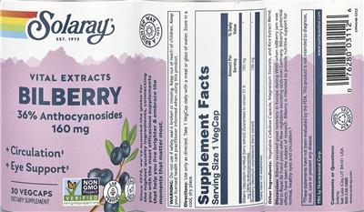 Bilberry 160 mg