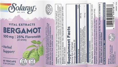 Bergamot 500 mg