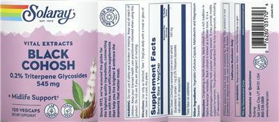 Black Cohosh 545 mg
