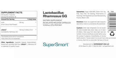 Label of Lactobacillus Rhamnosus GG 10 Billion CFU