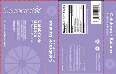 Label of Celebrate Balance