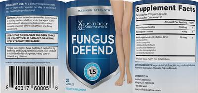 Label of Fungus Defend
