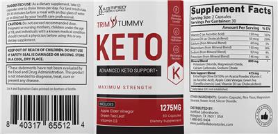 Product label image for Trim Tummy Keto