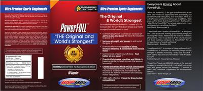 Photo of the USPlabs PowerFull label