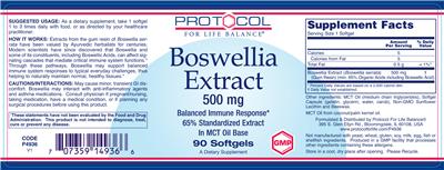 Boswellia Extract 500 mg