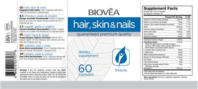 Photo of the BIOVEA Hair, Skin & Nails label