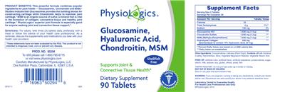 Glucosamine, Hyaluronic Acid, Chondroitin, MSM