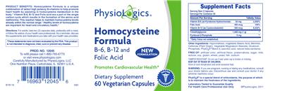 Homocysteine Formula B-6, B-12 And Folic Acid