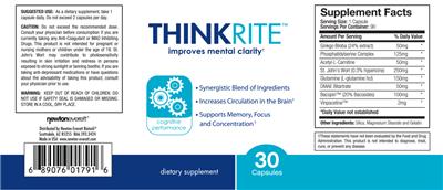 Photo of the NewtonEverett ThinkRite label