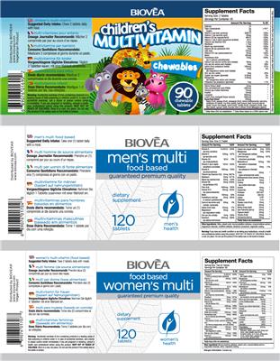 Photo of the BIOVEA Food Based Women's Multi label