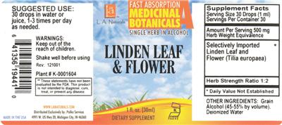 Linden Leaf & Flower