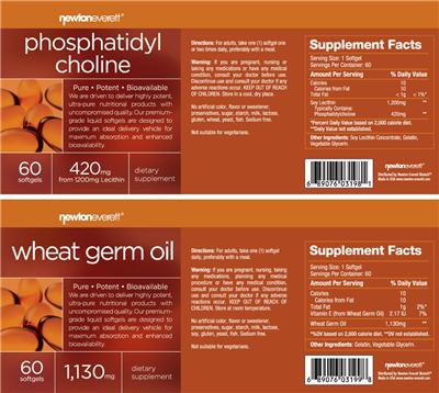 Photo of the NewtonEverett Wheat Germ Oil label