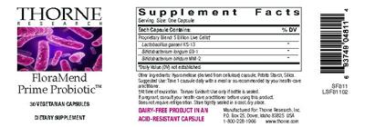 FloraMend Prime Probiotic