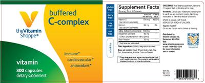 Photo of the The Vitamin Shoppe Buffered C-Complex label