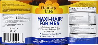 Photo of the Country Life Maxi-Hair For Men label