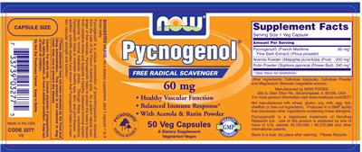 Pycnogenol 60 mg