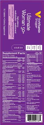 Photo of the The Vitamin Shoppe Ultimate Woman 50+ label