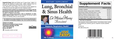 Lung, Bronchial & Sinus Health