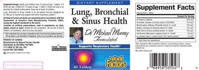 Lung, Bronchial & Sinus Health