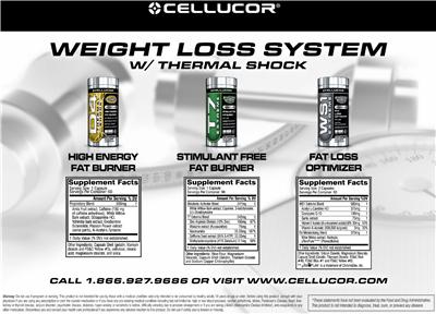 Photo of the Cellucor High Energy Fat Burner label