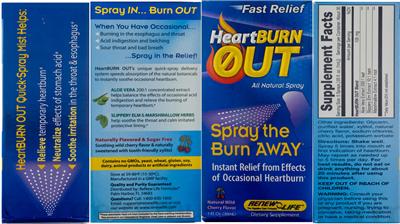 Photo of the Renew Life Hearturn Out Natural Wild Cherry Flavor label