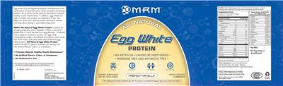 Egg White Protein French Vanilla