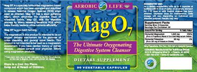 Photo of the Aerobic Life Mag O7 label