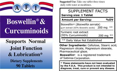 Boswellin & Curcuminoids