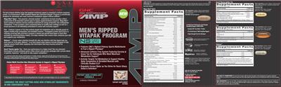 Photo of the GNC Pro Performance AMP CLA label
