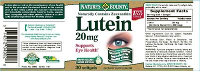 Lutein 20 mg