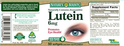 Lutein 6 mg
