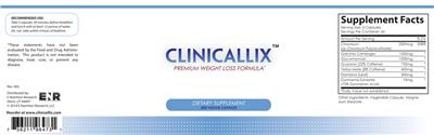 Photo of the E Nutrition Research Clinicallix label