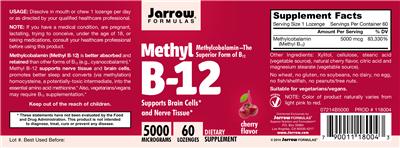Methyl B-12 Cherry Flavor 5000 mcg