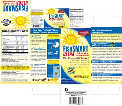 Photo of the Renew Life FishSmart Ultra label