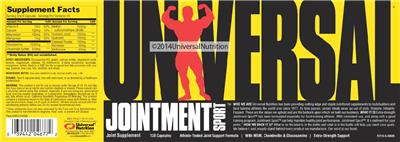 Photo of the Universal Jointment Sport label