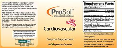 Photo of the ProSol Cardiovascular label