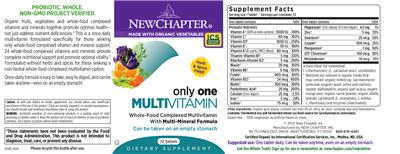 Only One Multivitamin