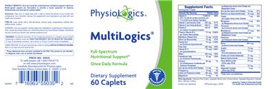 Photo of the PhysioLogics MultiLogics label