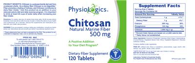 Chitosan Natural Marine Fiber 500 mg